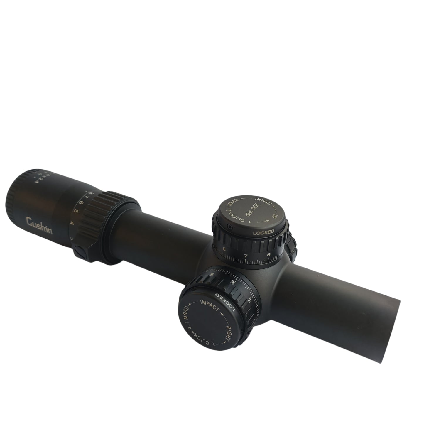 1-8x24 FFP Combat Scope - Zero Stop BDC Turrets , 0.1 MIL Clicks