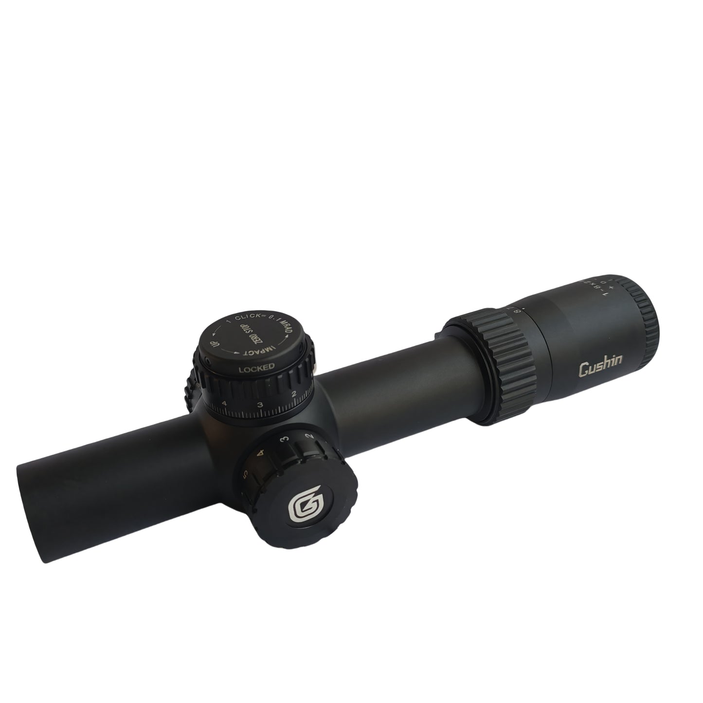 1-8x24 FFP Combat Scope - Zero Stop BDC Turrets , 0.1 MIL Clicks