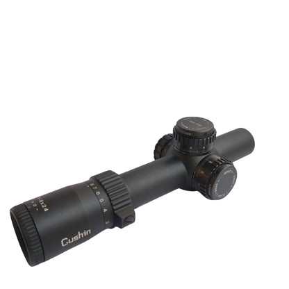 1-8x24 FFP Combat Scope - Zero Stop BDC Turrets , 0.1 MIL Clicks
