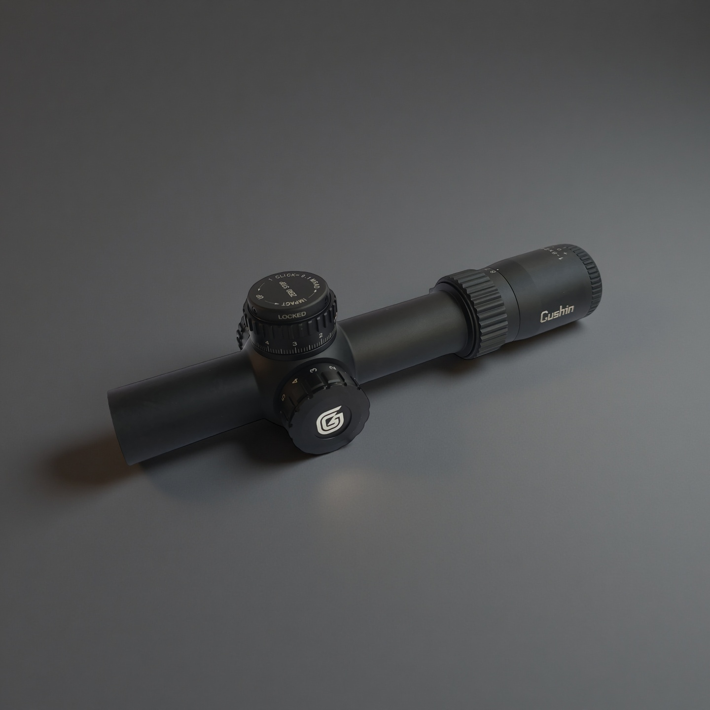1-8x24 FFP Combat Scope - Zero Stop BDC Turrets , 0.1 MIL Clicks