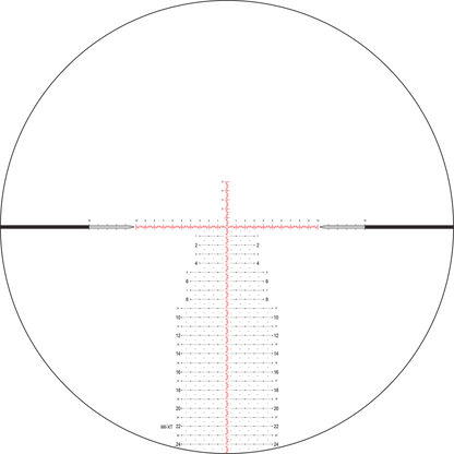 Cannocchiale da puntamento 5-25x56 FFP - Tubo da 34 mm, valore di clic 0,05 Mrad 